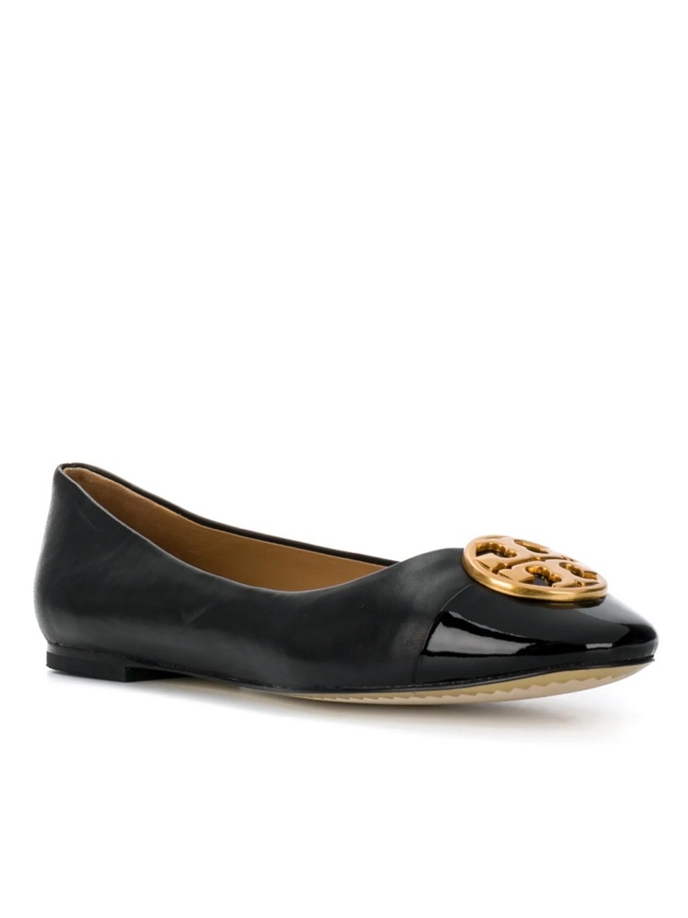 Tory Burch Chelsea Cap Toe Leather Ballet Flats 6